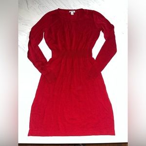 Old navy sweater dress red xs